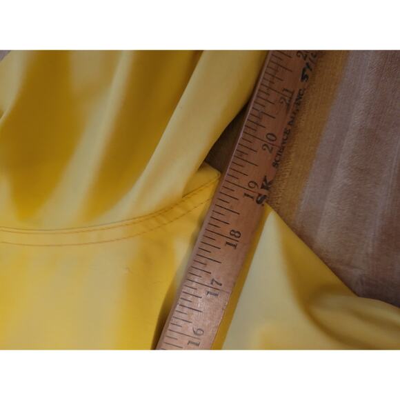 London Fog Maincoats Weatherwear Belted Trench Coat Yellow Womens Size 6 Regular - Picture 4 of 12